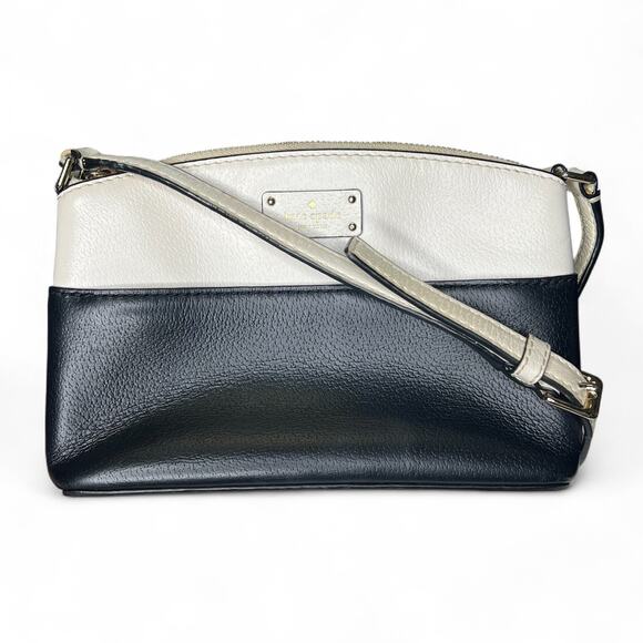 Kate Spade Women's Grove Street Millie Crossbody Bag Black Cream - Picture 1 of 7